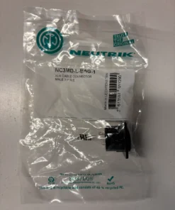 Βύσμα XLR Πίνακα Αρσενικό Neutrik NC3MD-L-BAG-1 3 Pole Μαύρο