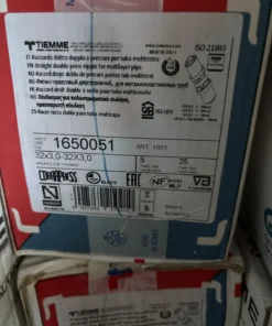 Σύνδεσμος Ίσιος Πρεσαριστός Πολυστρωματικής Tiemme 32x32 CobraPress (1650051)