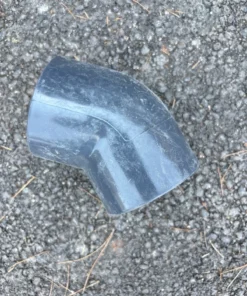 Γωνία PVC-U 45° Κολλητή Φ63mm